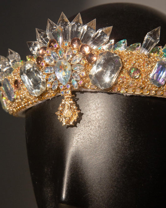Corona Cristal Dorada